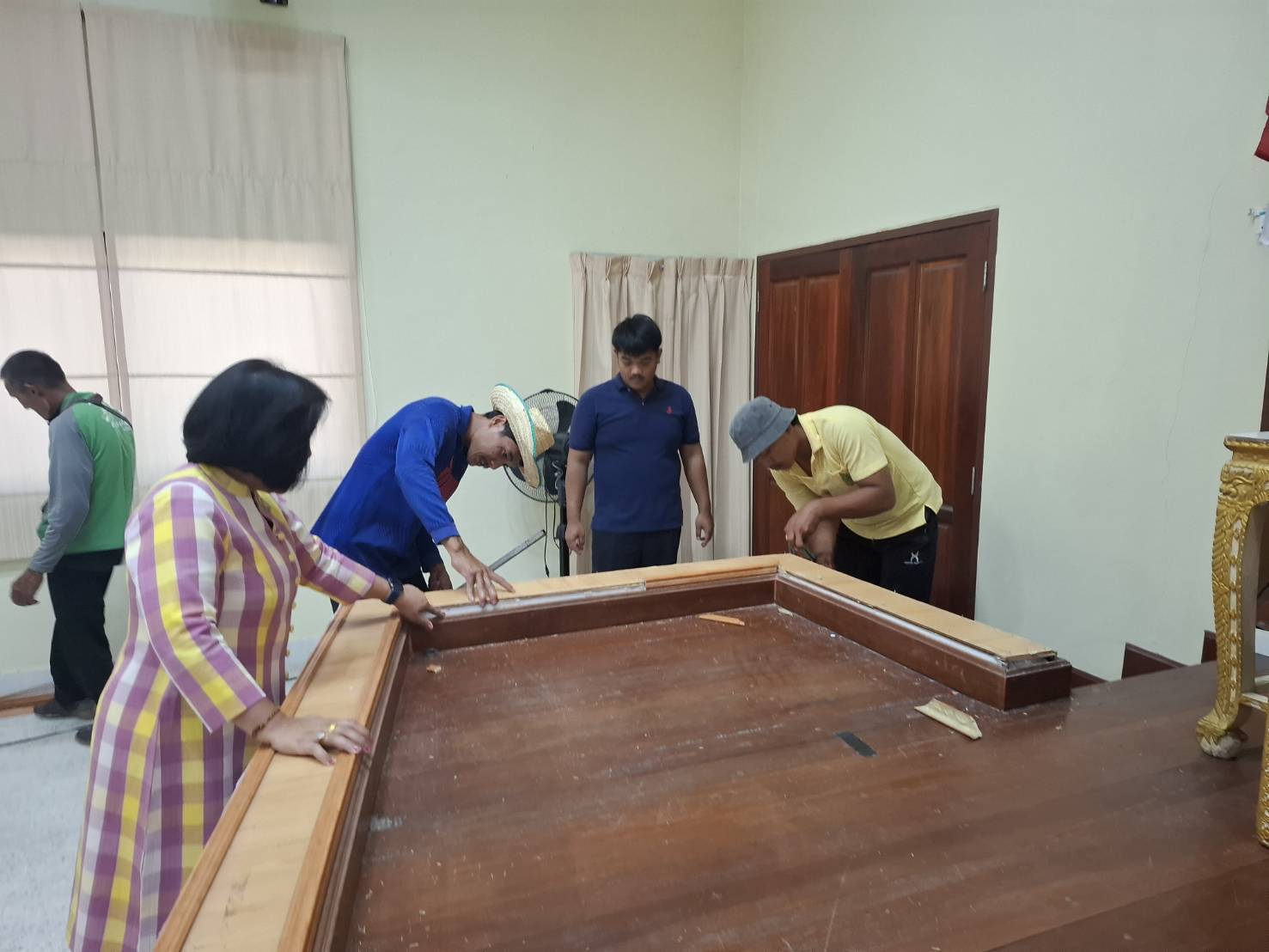 ศพช.อุบลราชธานี องค์กรทันโลก ทันสมัย ทันท่วงที งานบรรลุผล คนมีความสุข พัฒนาหอประชุม “ค้ำคูณ” เพื่อเตรียมรองรับการฝึกอบรม